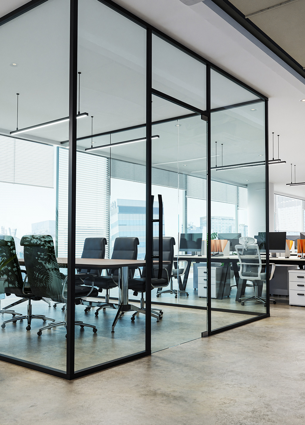 Vitrerie faire pour des bureaux dans l'Oise par Vitrier Picard