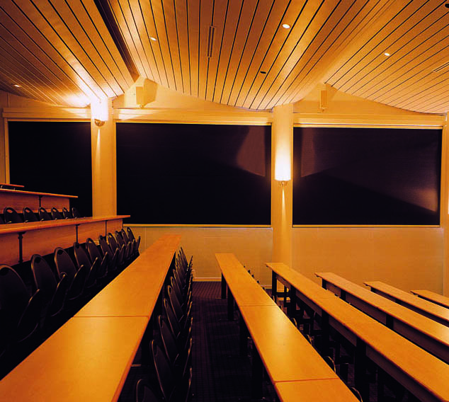 Stores sur mesure pour amphithéâtre, menuiserie pour les professionnels